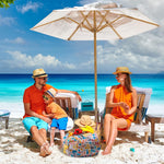 MAYCREATE 2pcs Shopping Bag for Grocery, Folding Supermarket Shopping Bag with Zipper, Reusable Grocery Bags with Handles Washable Shopping Bags Waterproof Shopping Tote Bag, Style B