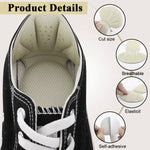 MAYCREATE 2 Pairs Sponge Heel Cushion Back of Heel Cushion Inserts, Heel Protectors Shoe Pads for Shoe Too Big, Soft Mesh Heel Grips Pads for Loose Shoes Heel Insoles for Men Women