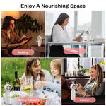 MAYCREATE Face Mist Sprayer Nano Portable Face Steamer Mini Nano Face Mist Face Mister Skin Moisturizing Facial Sprayer - USB Rechargeable, Night Light Design