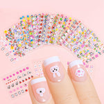 MAYCREATE® 30 Sheet Cartoon Nail Decals Nail Stickers for Kids