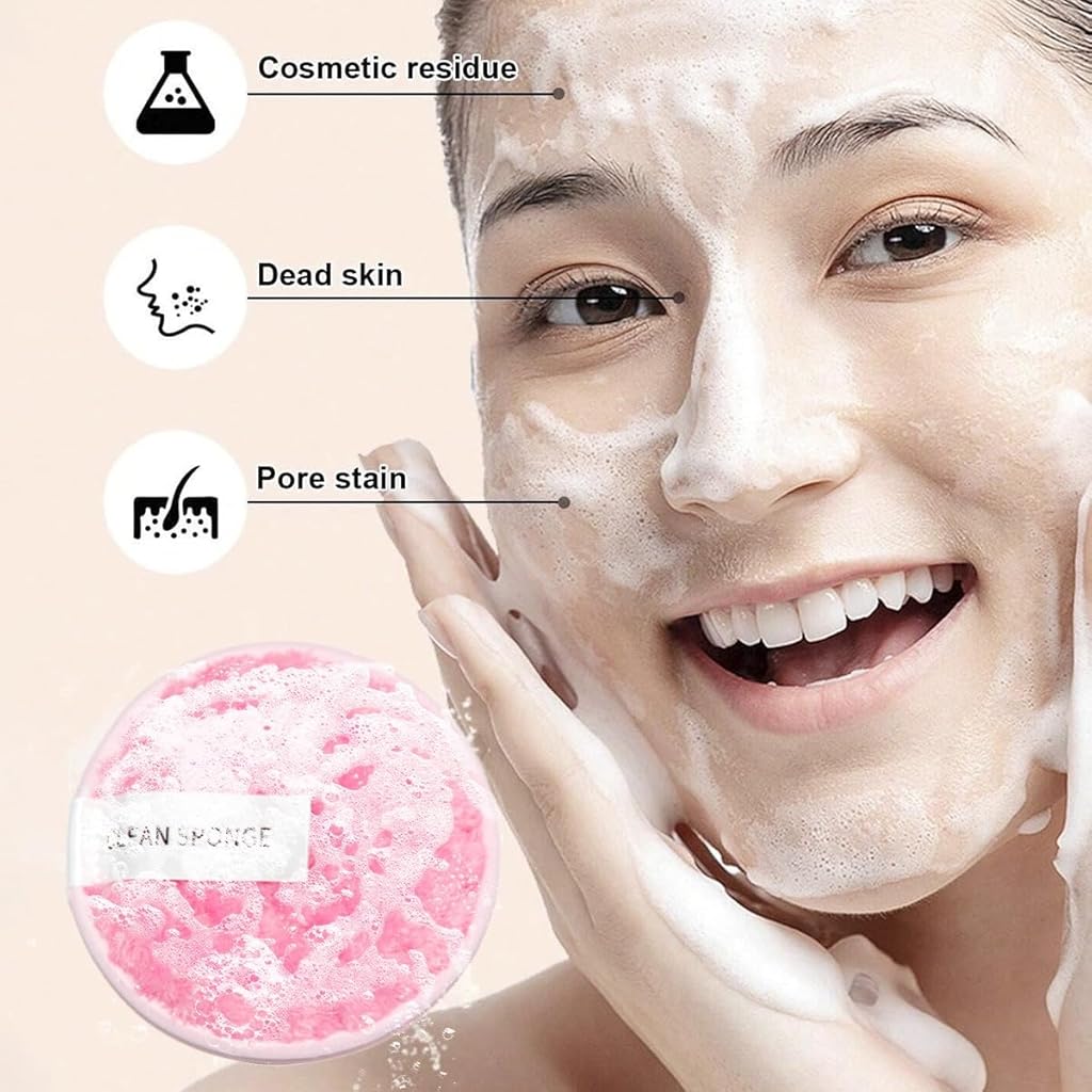 MAYCREATE® Makeup Brush Tool Set Synthetic Foundation Powder Concealers Eye shadows Blush Makeup Brushes (Pink, 40Pcs Set) - Pink