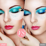 MAYCREATE Eyeshadow Shields for Under Eye Protection with Half Moon Shape 100 Pcs | Lint Free Pads for Makeup and Eyelash Extensions