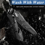 MAYCREATE Nail Cutter for Adults Stainless Steel Nail Clipper for Tough Nails Thick Nails, Anti-splash mini Nail Cutter