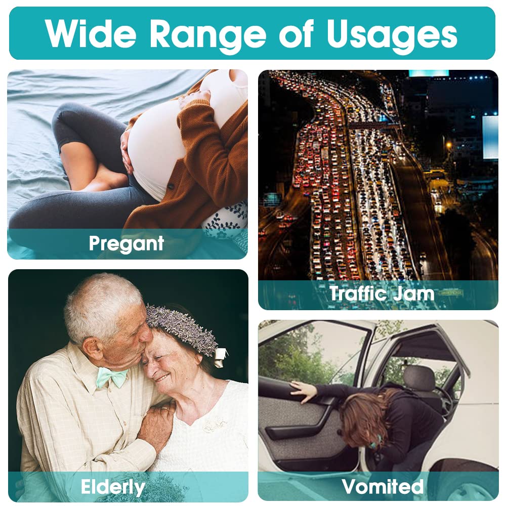 MAYCREATE 4PCS 700ml Outdoor Emergency Car Urinal, Pee Gel, Vomit Bag for Men Women Travel, Traffic Jam, Children Patient, Pregnant with One Absorbent Cotton Sheet