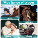 MAYCREATE 4PCS 700ml Outdoor Emergency Car Urinal, Pee Gel, Vomit Bag for Men Women Travel, Traffic Jam, Children Patient, Pregnant with One Absorbent Cotton Sheet