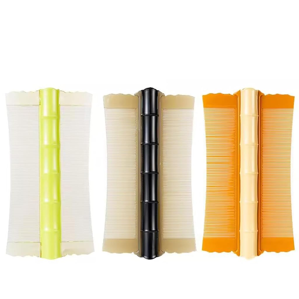 MAYCREATE® 3Pcs Lice Combs, Hair Grooming Combs Dandruff Remover Comb Fine-Tooth Flea Combs Double Sided Flea Comb Multi Purpose Scalp Care Comb for Removing Fleas, Ticks, Lice