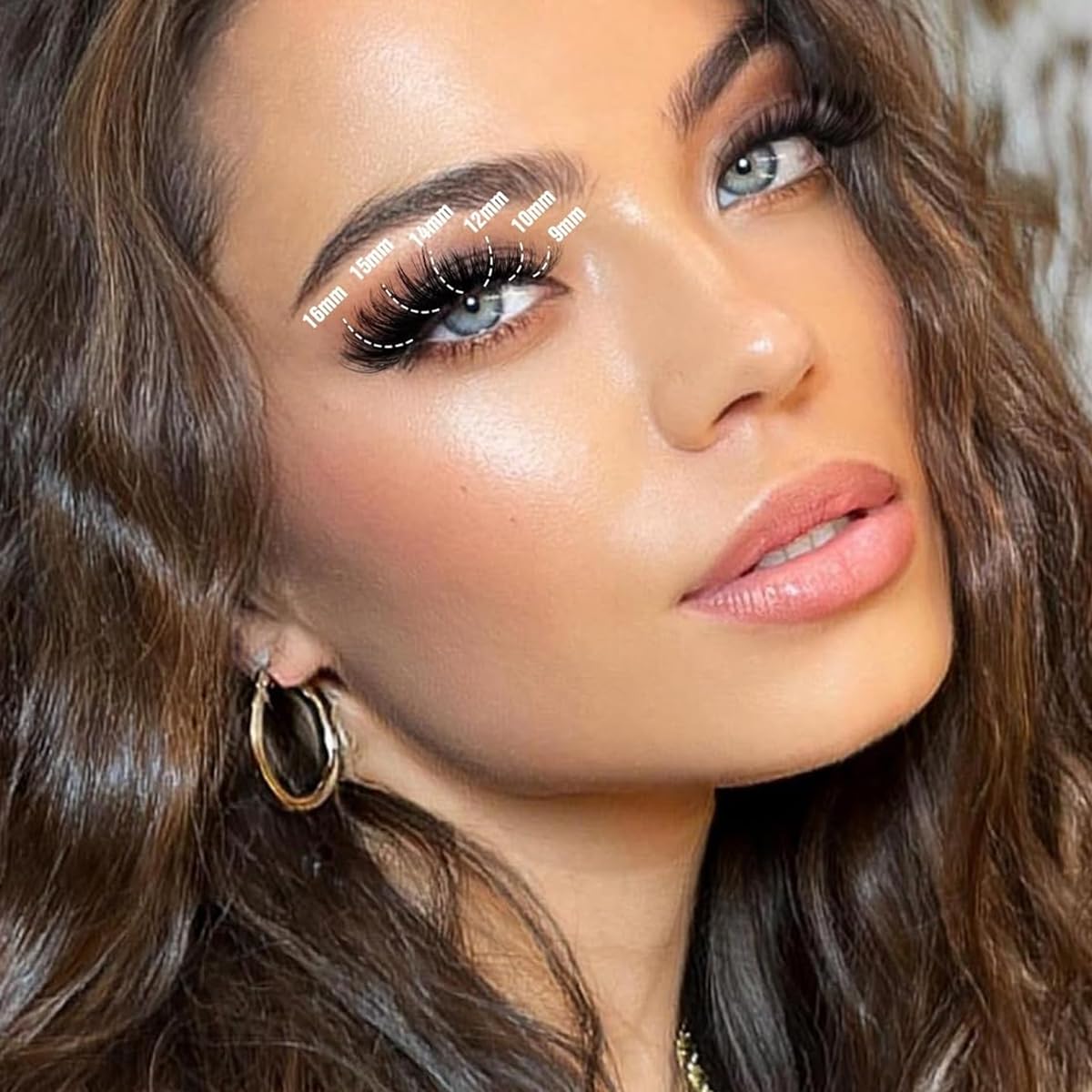 MAYCREATE 480PCS Lash Clusters DIY Eyelash Extensions, Lash Clusters 9-16mm Mixed D Curl Individual Eyelashes Clusters Wispy DIY Eyelash Extension Thin Band & Soft