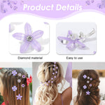 MAYCREATE Small Hair Clips for Weddings with Secure U Pin Design and Rhinestone Pearls | 20Pcs Bridal Accessories
