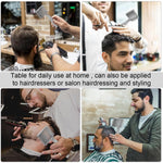 MAYCREATE 2 in 1 Barber Comb for Hair Cutting, Professional Fade Combs, Heat Resistant Clipper Comb, Curved Positioning Flat Top Hair Styling Comb for Men for Salon, Home, Travel