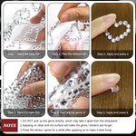 MAYCREATE Rhinestones Face Gems for Makeup and DIY Crafts featuring 5 Sheets Stickers | Self-Adhesive Festival and Body Decor