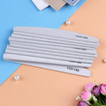 MAYCREATE® 20PCS Professional Nail Files Buffers Kit Arch Shape 100 180 Grit Dual-Sided Emery Board for Manicure Acrylic Nails Gel Polish Removal Durable Washable Shaper Grey