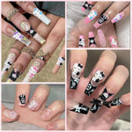 MAYCREATE 3D Nail Decals for DIY Nail Art with 70 Pcs & 7 Designs | Resin Cartoon Charms