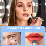 MAYCREATE Silicone Lip Applicator, 2 In 1 Lipstick Brush Lip Balm Applicator & Concealer Brush, Double-Ended Travel Silicone Lip Brush for Lipstick, Lip Gloss, Foundation