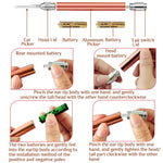 MAYCREATE 7pcs LED Ear Wax Pickers Stainless Steel Earpick Wax Remover Curette Ear Pick Cleaner Ear Cleaner Spoon Care Ear Clean Tool