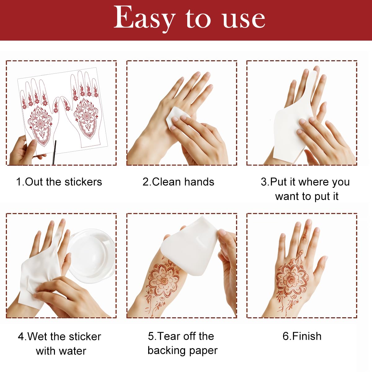 MAYCREATE Temporary Tattoos for Kids with 110 Glitter Designs across 12 Sheets | Waterproof