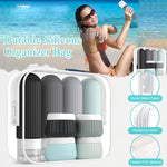 MAYCREATE Travel Bottles for Toiletries with Leakproof Flip Lid & 8pcs 90ml and 40ml Set | TSA Approved Silicone Containers