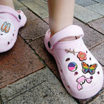 MAYCREATE Shoe Charms for Sandals featuring 35Pcs PVC Cartoon Designs | Easy Clip-On Decor