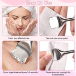 MAYCREATE Pore Prep Tool for Facial Blackhead Removal with Dual Head Stainless Steel | Travel Friendly