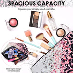 MAYCREATE Makeup Bag for Travel and Daily Use featuring Secure Zipper Closure | 9.1x5x2.2 in Polyester Organizer