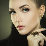 MAYCREATE® 5 Pairs Beauty Makeup Handmade Messy Cross Style False Eyelashes Green