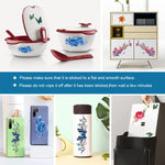 MAYCREATE Temporary Tattoos for Men and Women with 30 Sheets Waterproof Designs | Flowers Roses Butterflies Body Art Stickers