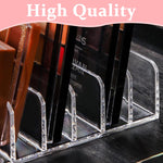 Maycreate Acrylic Eyeshadow Palette Organizer with 7 Compartments 60x41x55cm | Transparent Makeup Storage Holder