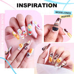 MAYCREATE® 3D Cartoon Nail Charms 12-Style Kawaii Sweetly Stylish Nail Art Charms DIY Nail Art Supplies Charms Craft Charms, with Storage Box