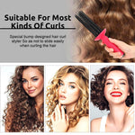 MAYCREATE Curly Hair Styler Tool for Hair Dryer, Rollers for Curling Hair, Curling Roll Comb for Curly Hair, Air Volume Curl Rolling Comb, Anti scalding Curly Hair Styling Tool for Hair Dryer