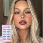 MAYCREATE False Eyelashes, Lash Extensions Natural Pre-glued Cluster Lashes D Curl Individual Lash Extensions Anime Lashes for DIY Eyelash Extension