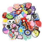 MAYCREATE Shoe Charms for Sandals featuring 35Pcs PVC Cartoon Designs | Easy Clip-On Decor