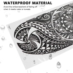 MAYCREATE Temporary Tattoos for Arm and Leg with 6 Sheets 48×17 cm Waterproof Stickers | Men and Women Party Body Art