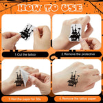 MAYCREATE Halloween Temporary Tattoos for Kids with 30 Sheets Waterproof Design | Fun Party Favors