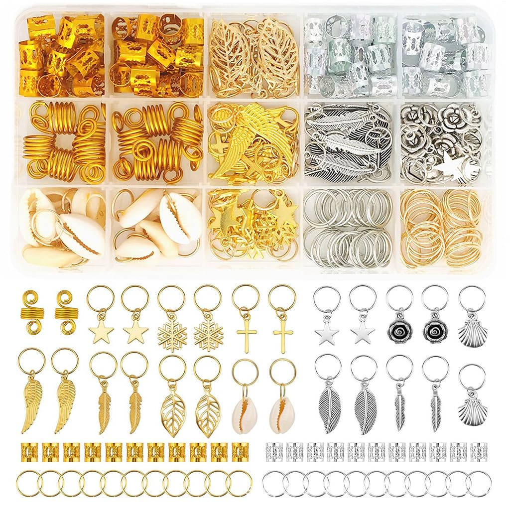 MAYCREATE 220 Pcs Hair Jewelry for Women