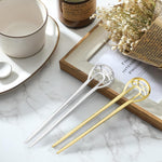 MAYCREATE Hair Stick for Bun featuring U Shaped Metal Design 15cm Pins in Gold & Silver