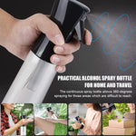 MAYCREATE 300ml Refillable Spray Bottles, Empty Plastic Mist Water Spray Bottle for Hair, Portable Skin Moisturizing Spray Bottle for Alcohol, Cleanser Dispenser(Black)