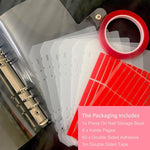 MAYCREATE Press On Nail Organizer with 10 Reusable Sheets and Snap Button Closure | Portable Storage Book for Nail Display