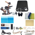 MAYCREATE Rotary Tattoo Machine Kit for Beginners with 8 Warps Coils and Alloy Frame | Shader and Liner