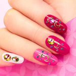 MAYCREATE 6 Boxes Mixed Nail Art Rhinestones Diamonds Crystals Beads Gems with Tweezer for 3D Nails Art Decoration Nail Art Supplies