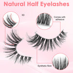 MAYCREATE False Eyelashes for Natural Cat Eye Look featuring 7 Pairs 3D Fluffy Wispy Strips