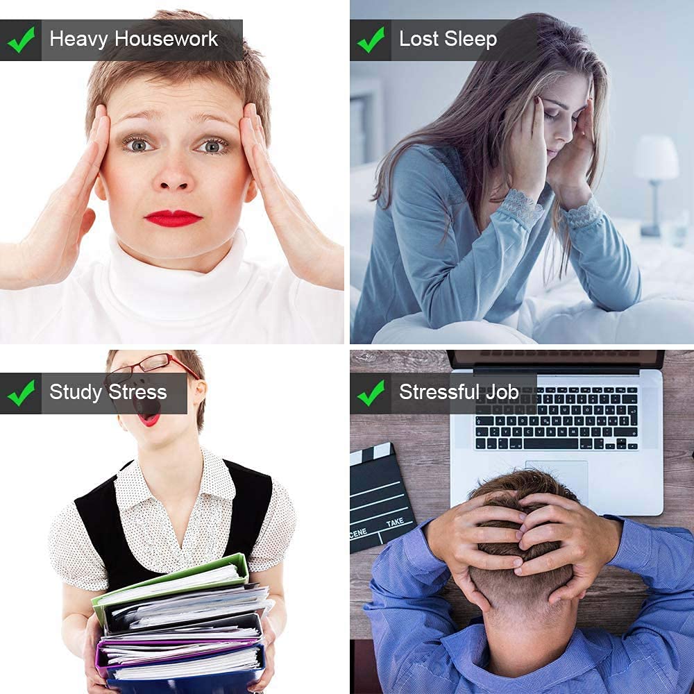 MAYCREATE Head Massager for Scalps, 5 Fingers Scalp Massage Machine with Steel Balls, Manual Massager for Deep Relaxation, Stress Reduction and Improved Sleep Quality