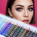 MAYCREATE® Stage Party Limited lashes Fairy Colored Lash Extensions Clusters