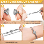 MAYCREATE Golden & Sliver 12 Pcs Necklace Extender and Lobster Clasps Combo Set,3 Style Jewelry Clasp,6 Bracelet Extenders for Jewelry,Necklace & Bracelet