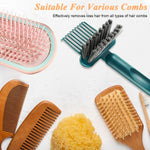 MAYCREATE Hair Brush Cleaning Tool Cleaner Comb, 2-in-1 Hair Detangling Rake Brush Tangled Hair Remover Tool for Removing Hair Dust, Home or Salon Use