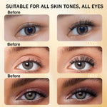 MAYCREATE Self Adhesive Eyelashes Kit 120 pcs for Easy DIY Use with Pre Glued Clusters 11–13mm