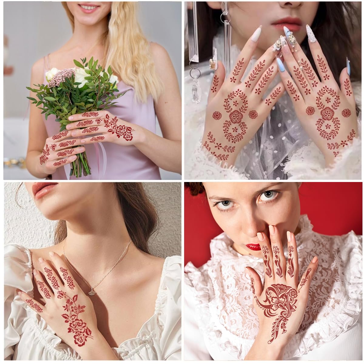 MAYCREATE Temporary Tattoos for Kids with 110 Glitter Designs across 12 Sheets | Waterproof