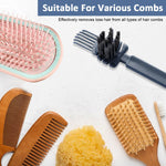 MAYCREATE Hair Brush Cleaner, Hair Comb Cleaner Brush, Hair Brush Cleaning Tool, Hair Detangling Rake Brush Tangled Hair Remover Tool for Removing Hair Dust, Home and Salon Use