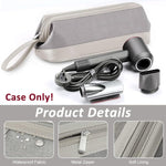 MAYCREATE Airwrap Travel Case for Dyson/Shark Flexstyle, Travel Pouch Compatible with Dyson Airwrap/Shark Flexstyle Complete Styler and Attachments, Travel Bag for Shark Hair Dryer Curling Iron