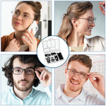 MAYCREATE Eyeglasses Retainers Set with Anti Slip Silicone Nose Pads | 50PCS Comfort Ear Hooks for Glasses