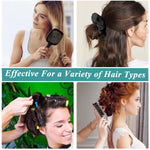 MAYCREATE 12Pcs Hair Brush Set, Detangler Hair Brush for Women Toddlers, Hair Comb with Hair Spray Bottle, Soft Scalp Massager, Eyebrow & Lash Comb, Sectioning Clips, Wide Tooth Combs for Girls Boys