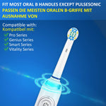 MAYCREATE Oral B Electric Tooth Brushes Head, 4Pcs Toothbrush Heads Compatible with Oral B, Works with Floss(EB-25)